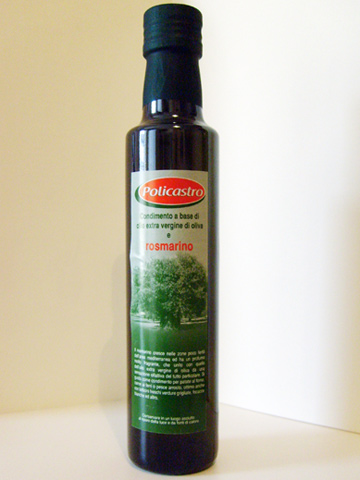 Olio extra vergine di oliva aromatizzato al rosmarino - 250 ml